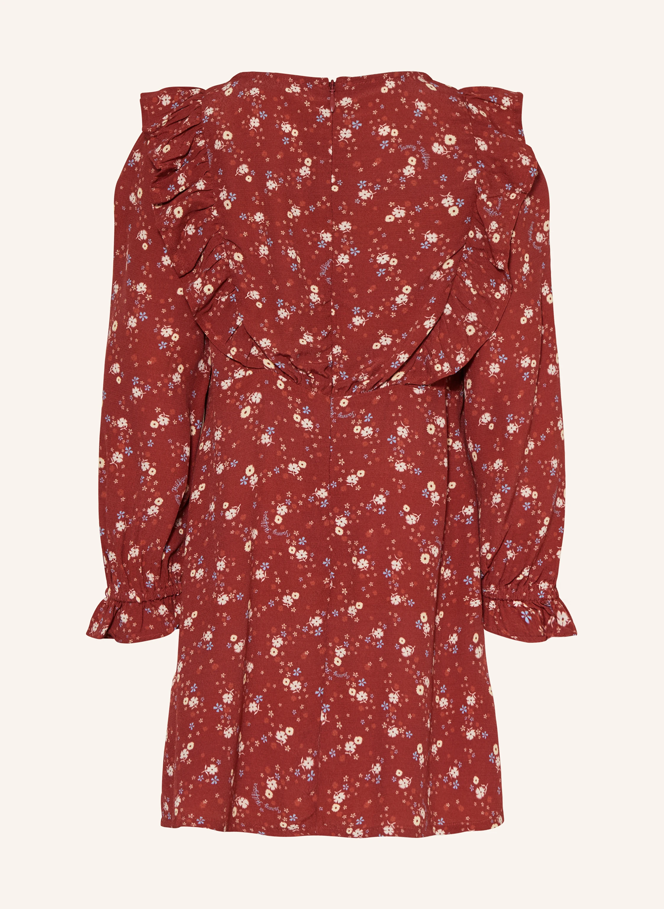 TOMMY HILFIGER Kleid mit Rüschen