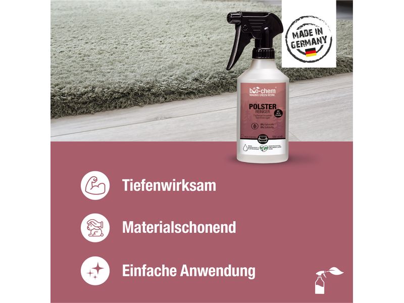 Bio Chem Polsterreiniger 500 ml Zuverlässiger Reiniger für Polster und Textilien