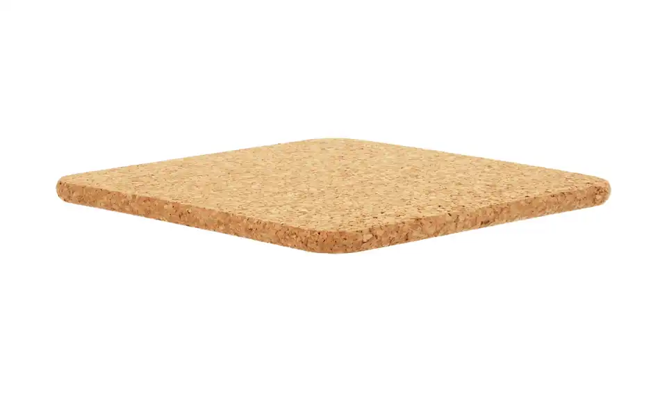Kork-Untersetzer quadratisch, 2er-Set