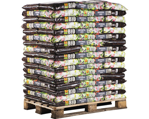 Universele grond COMPO BIO turfvrij (51 zakken x 40 liter = 2,04 m³) 1 pallet