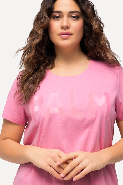 T-Shirt, Stickerei, Regular, Rundhals, Halbarm