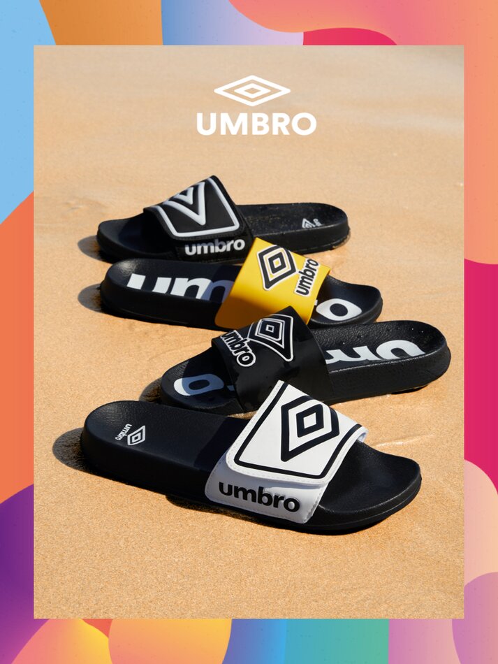 Sandália de banho UMBRO x LEFTIES - Branca