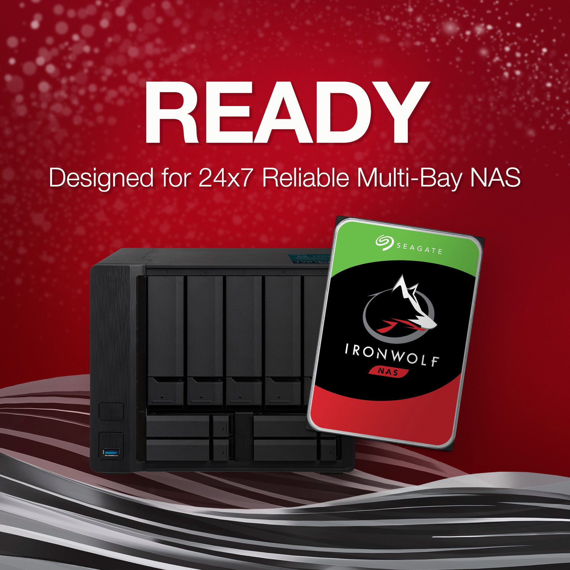 Seagate Festplatte IronWolf NAS 8 TB CMR