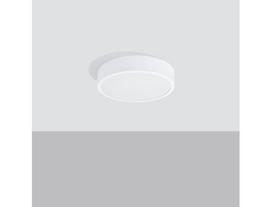 SOLLUX LIGHTING - Plafonnier onyx 30 blanc led 3000k