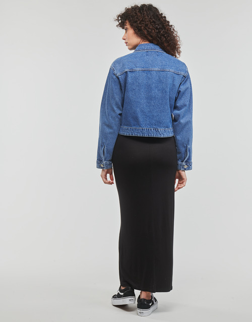 Pieces - PCTESSIE LS DNM JACKET MB873 - Bleu
