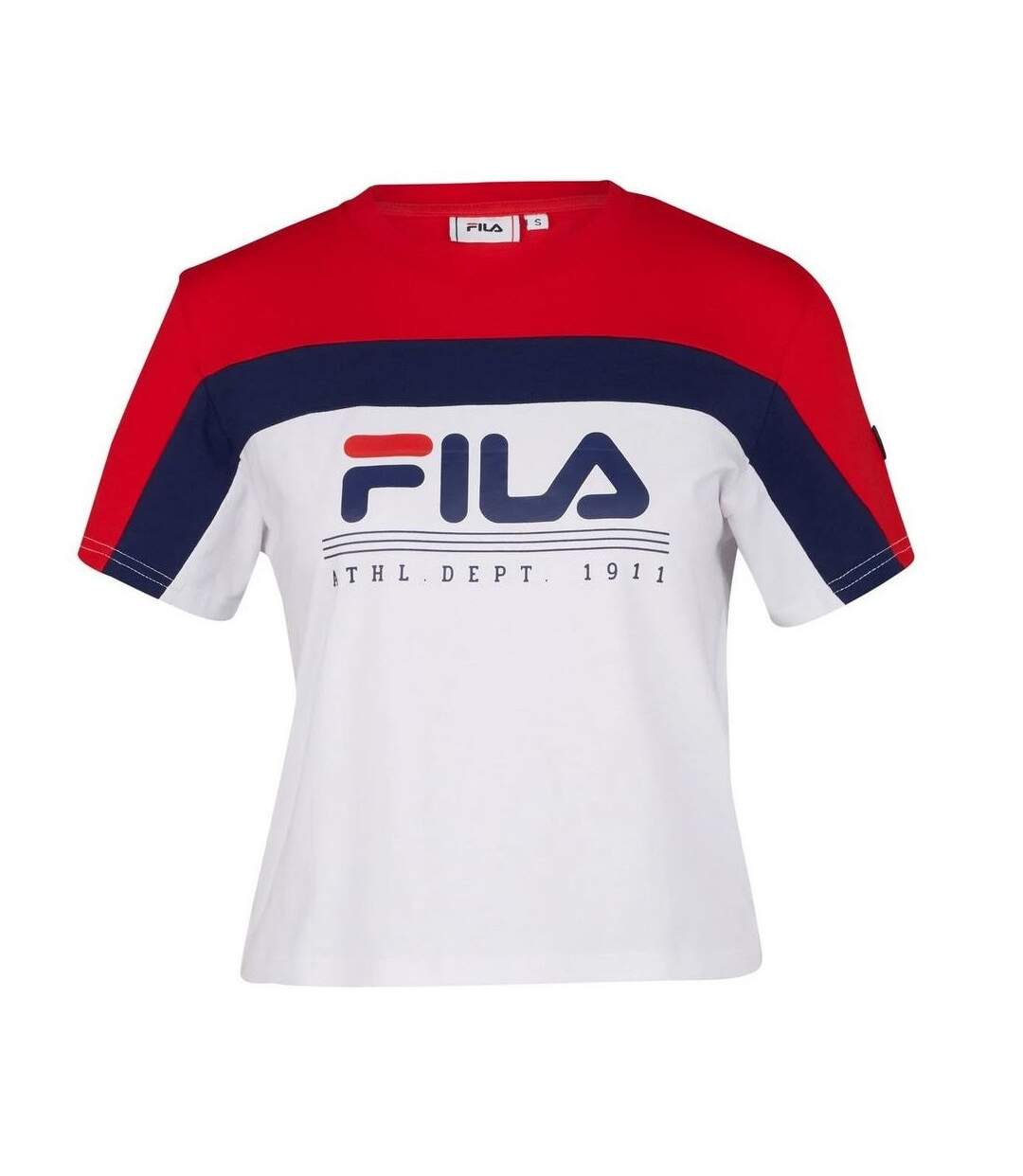 T-shirt Blanc Femme Fila Belek Cropped Tee