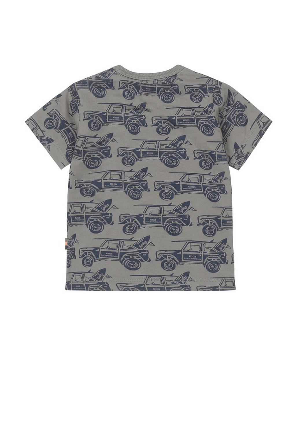Dirkje T-shirt met all over print groen