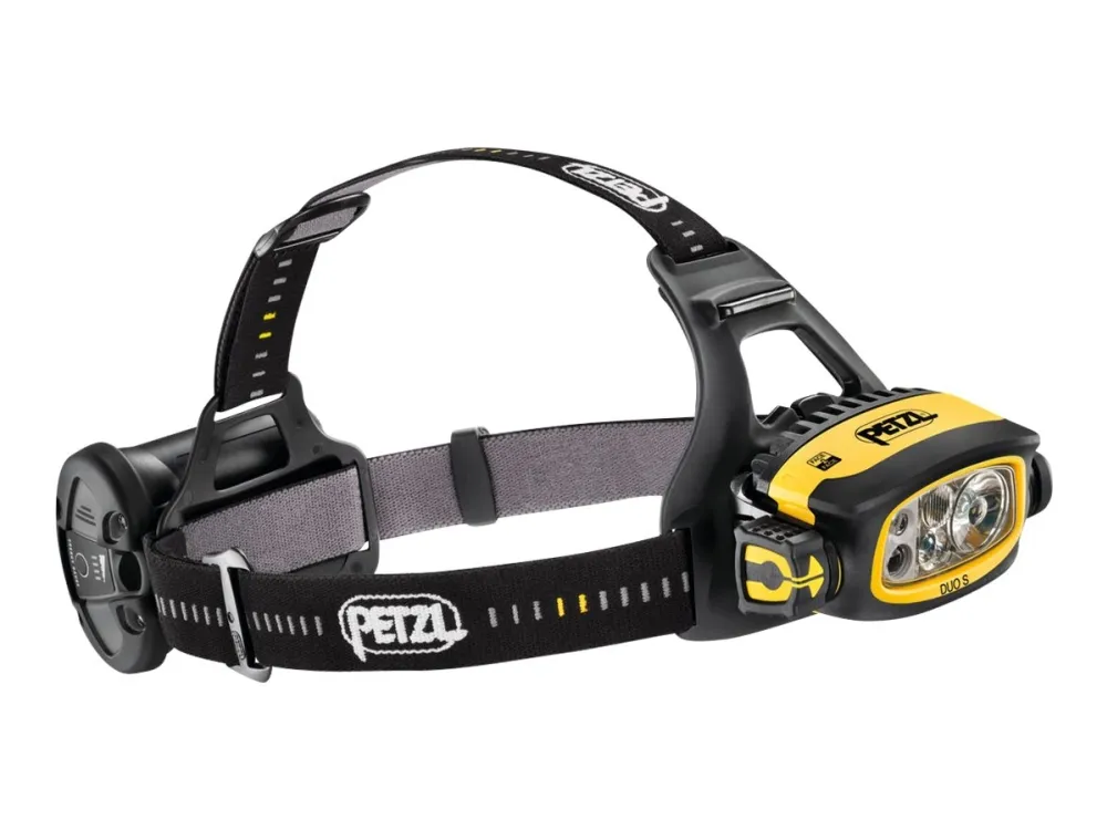 Petzl DUO S - Lommelygte til hovedet - LED - sort/gul