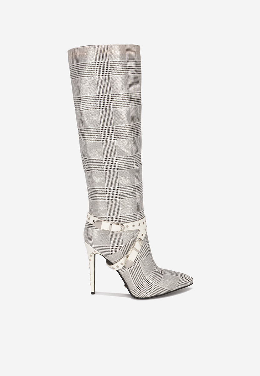 Bottes talons aiguilles grise Fereira