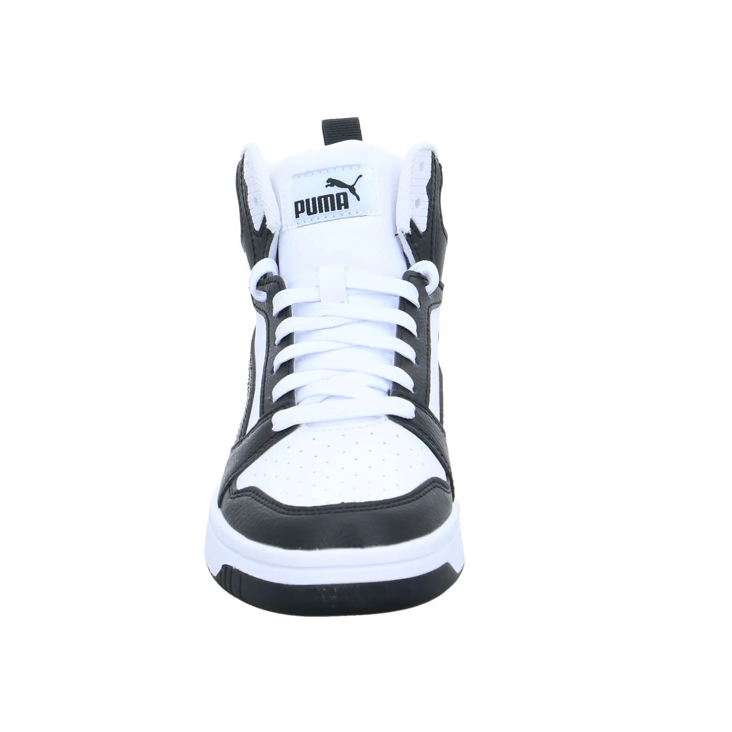 PUMA Kinder Sportschuh Weiss Lederimitat