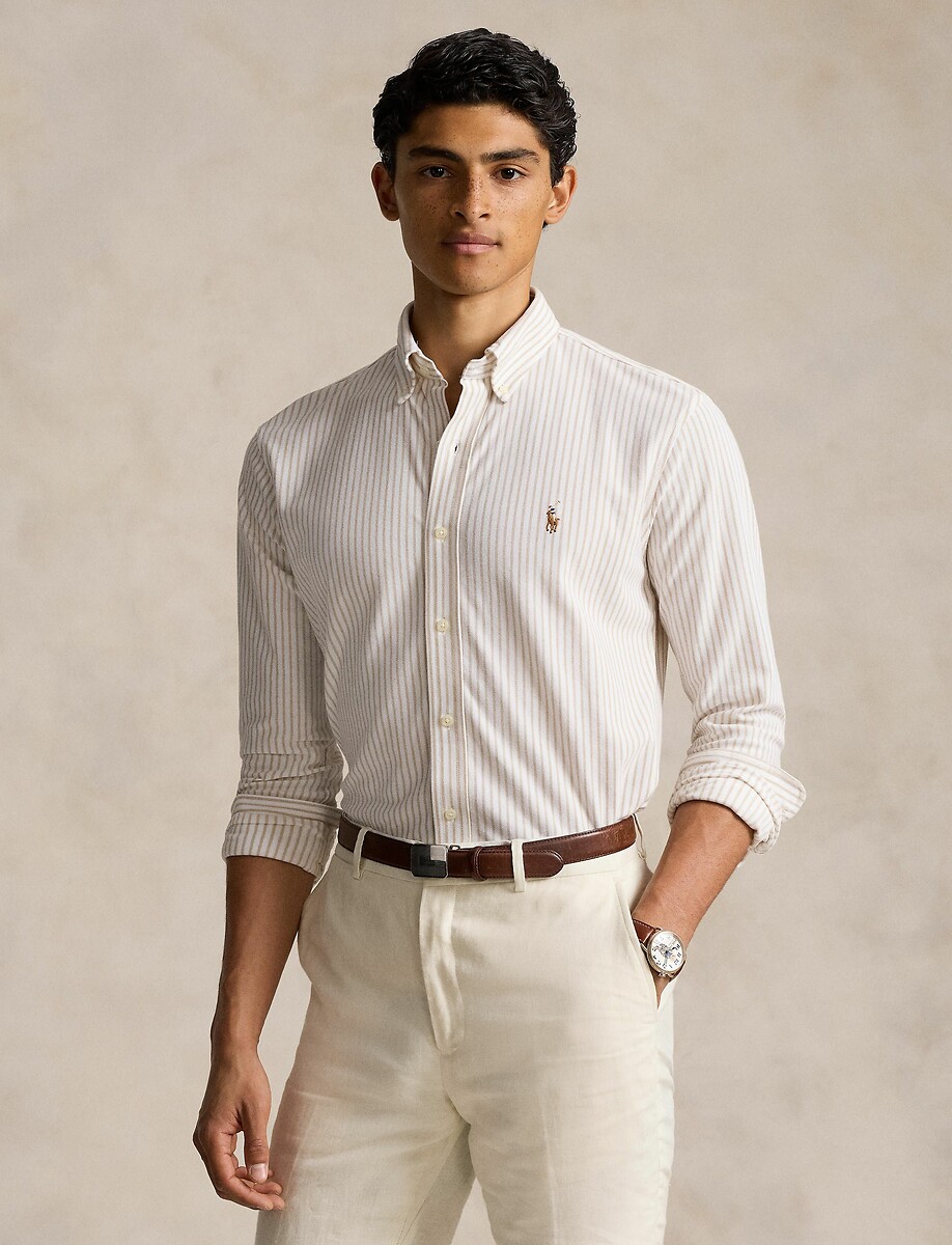 Camisa Oxford POLO RALPH LAUREN em malha de algodão