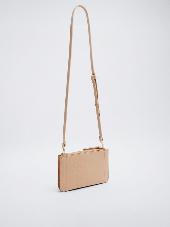 Bolsa de ombro básica - Rosa