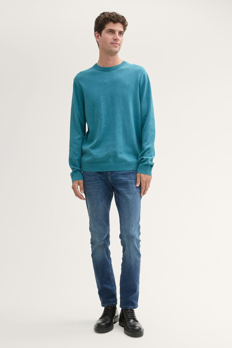 Tom Tailor blauwe heren trui