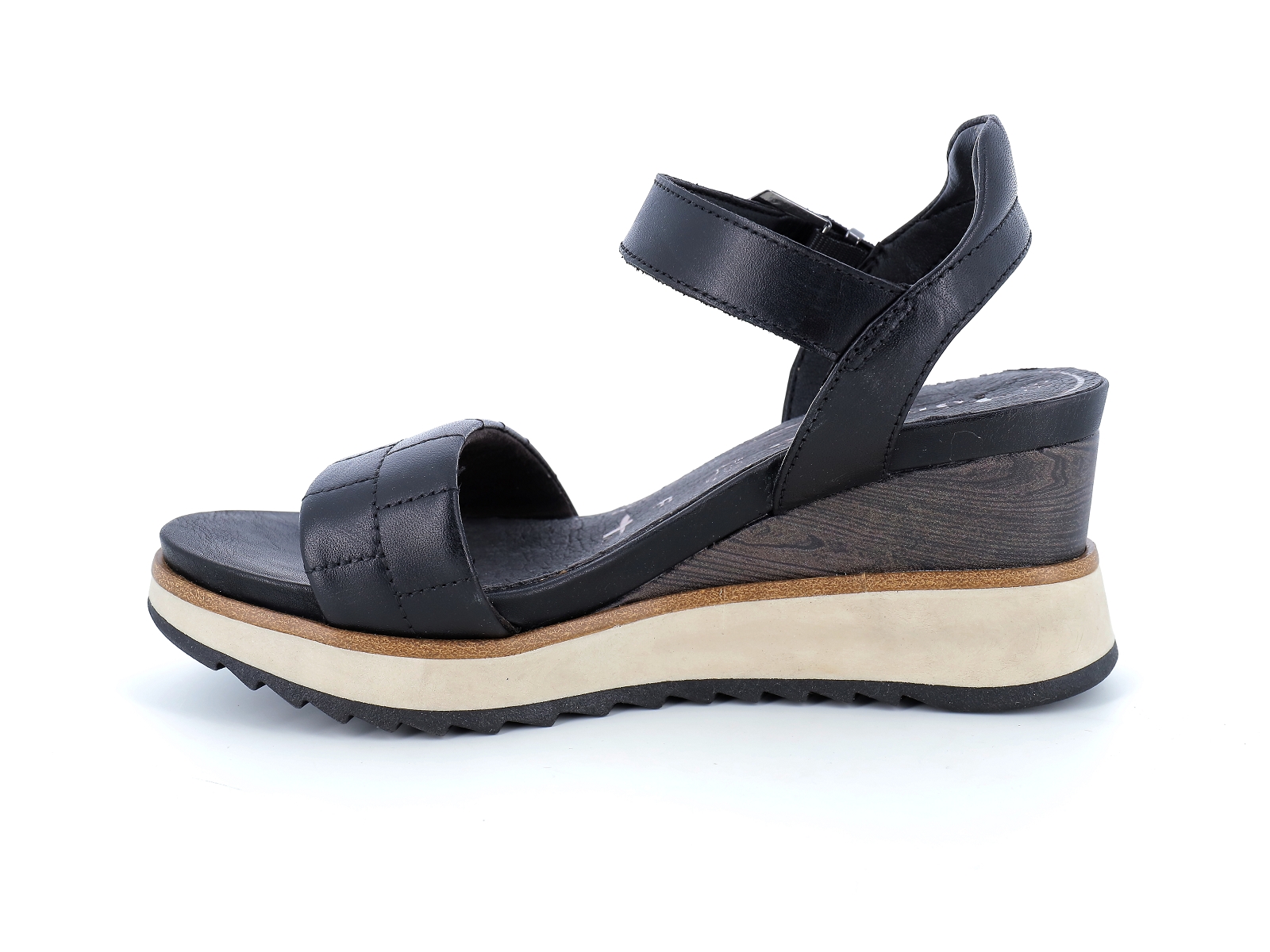 Tamaris-28015 Cuir Noir