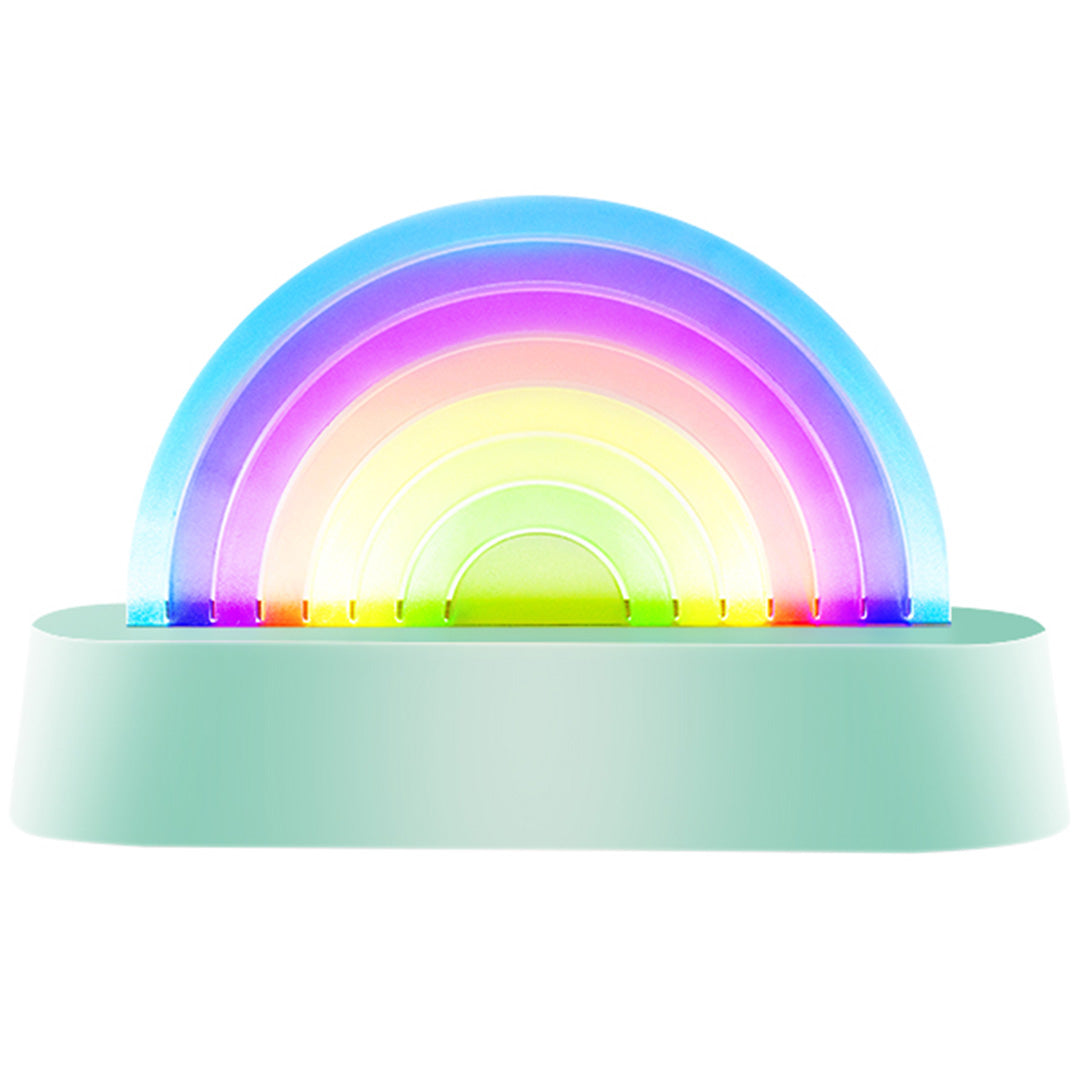 Lalarma lamp dansende regenboog - mint