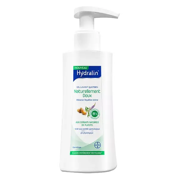 Gel de Limpeza Íntima Suave Hydralin Naturally Gentle 200ml
