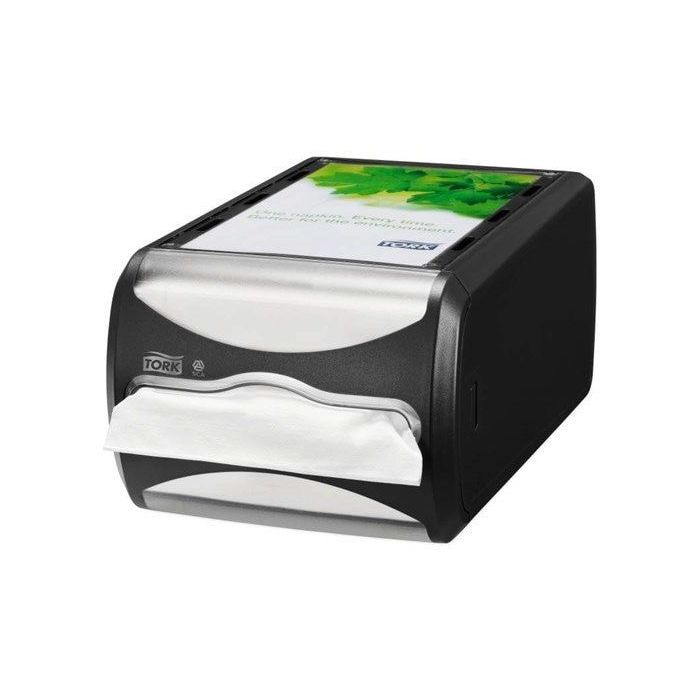 Tork Xpressnap Counter, dispenser zwart N4 Signature Line (272511)