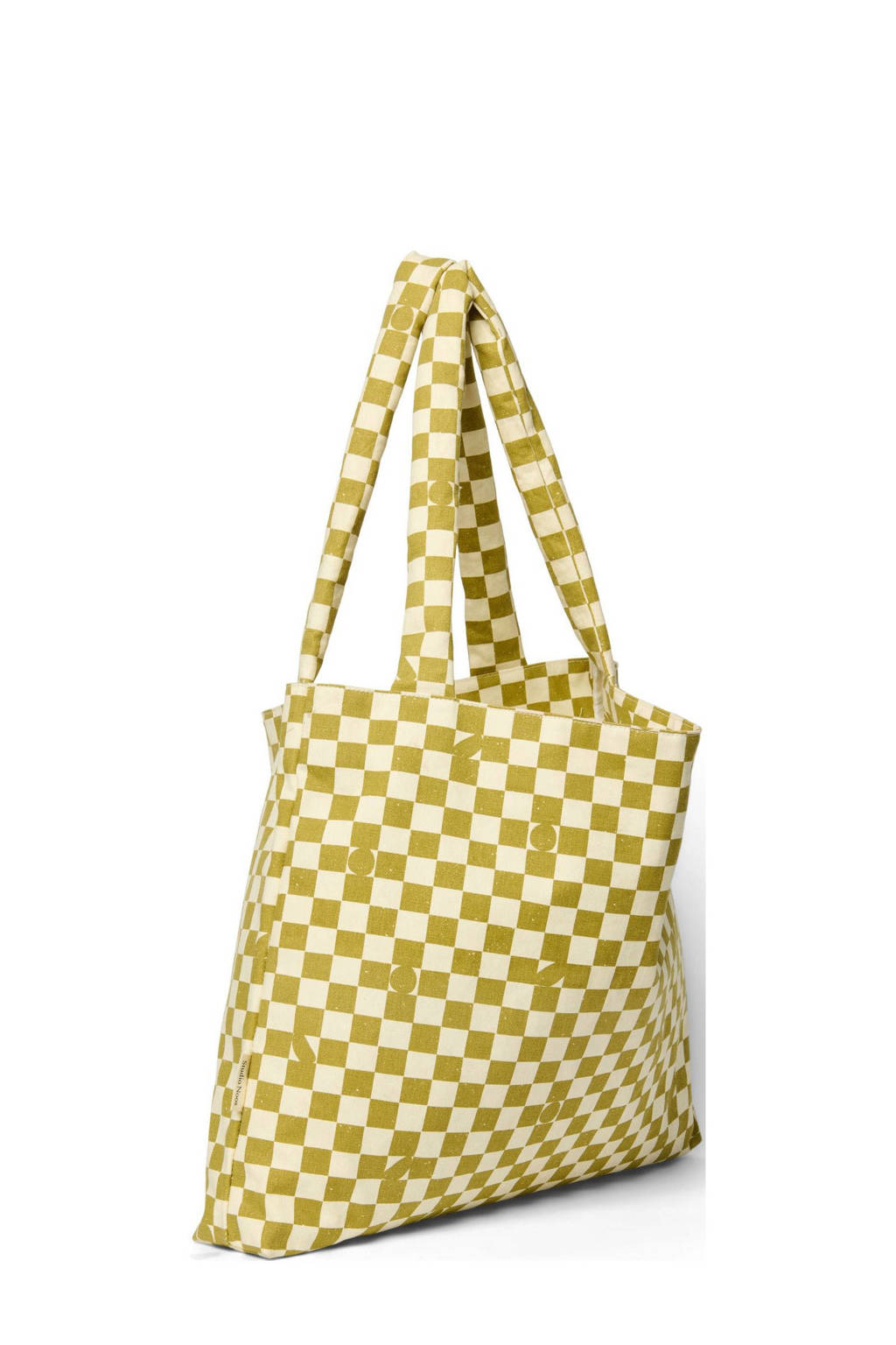 luiertas Checkerboard groen/ecru