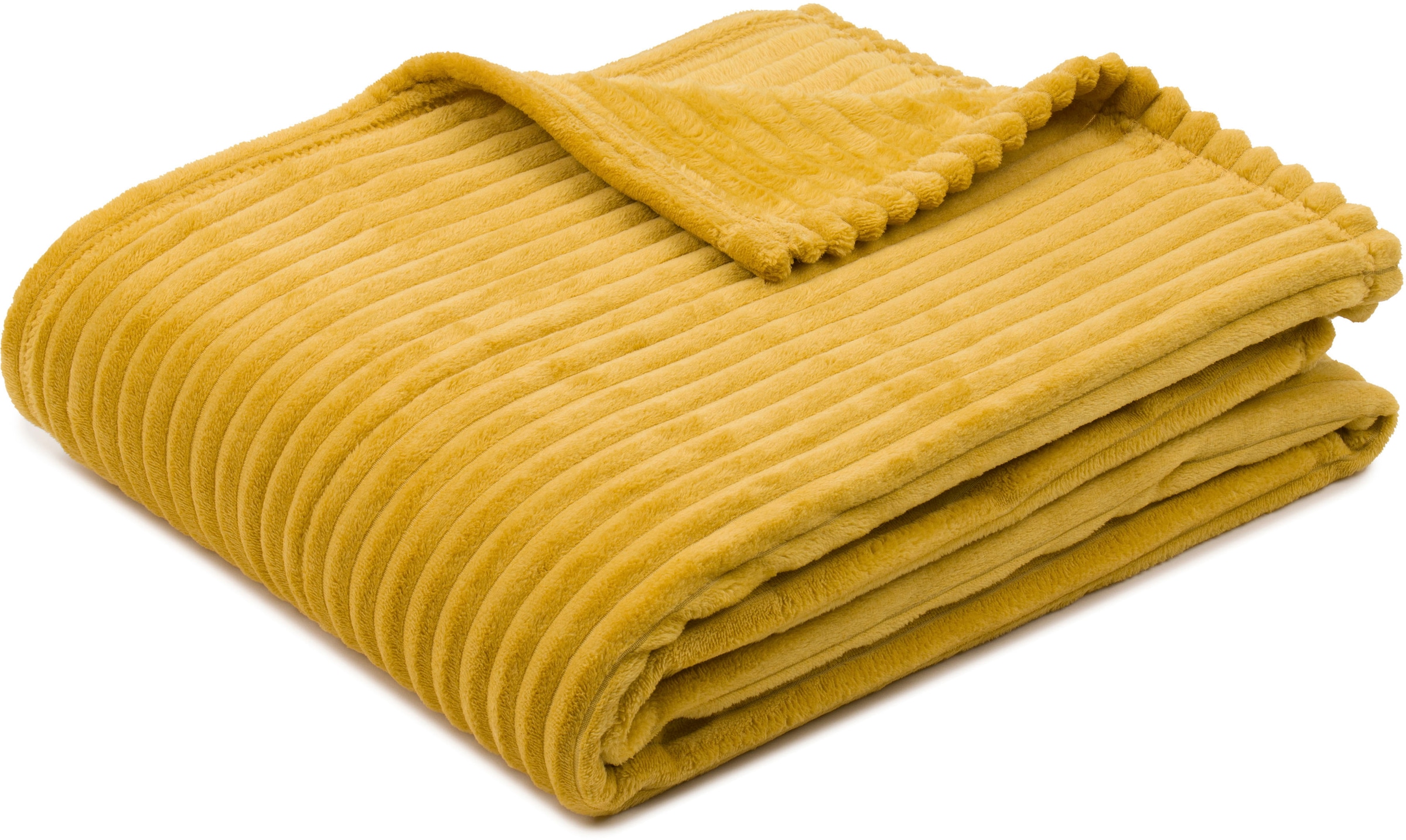 Gözze Wohndecke »Feincord Kuscheldecke« flauschig weich und wohlig warm