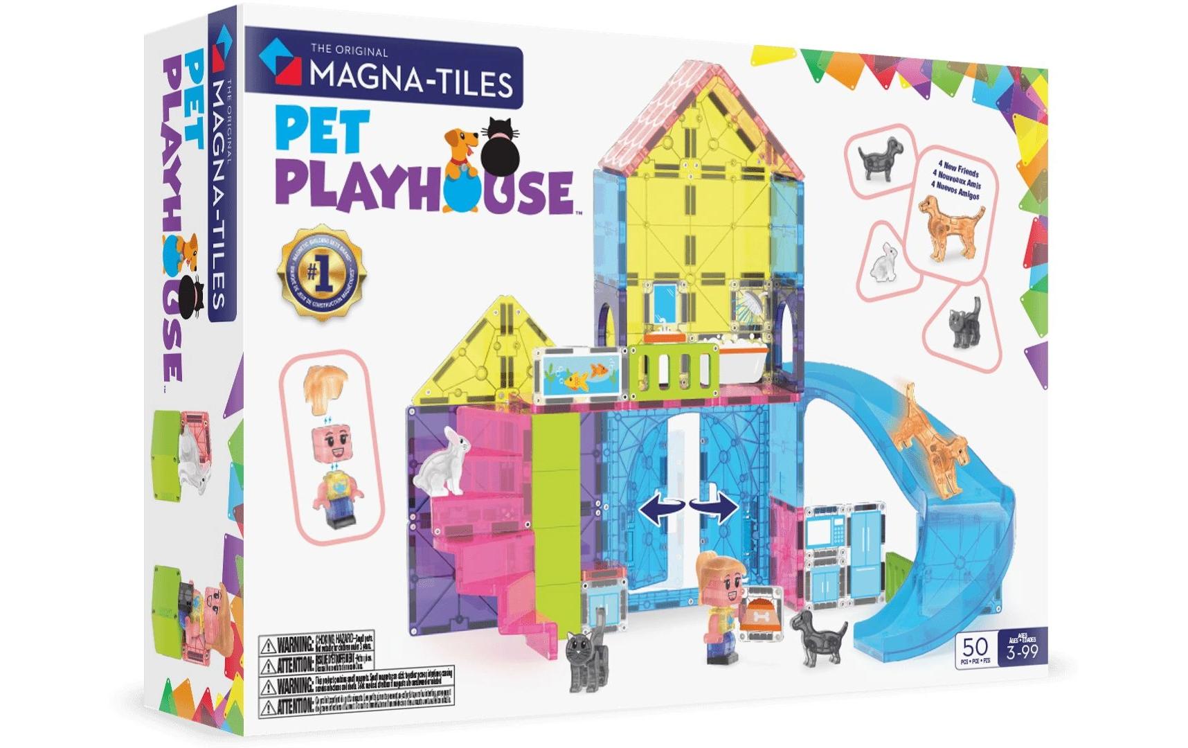 Pet Playhouse 50 TeileBau-Set mit 50 magnetischen Teilen