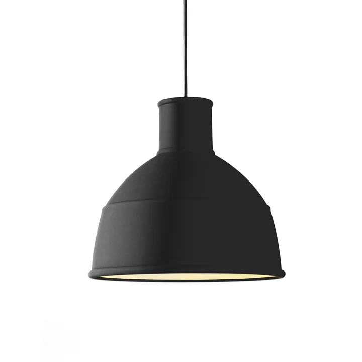 Muuto - Unfold Pendelleuchte, schwarz