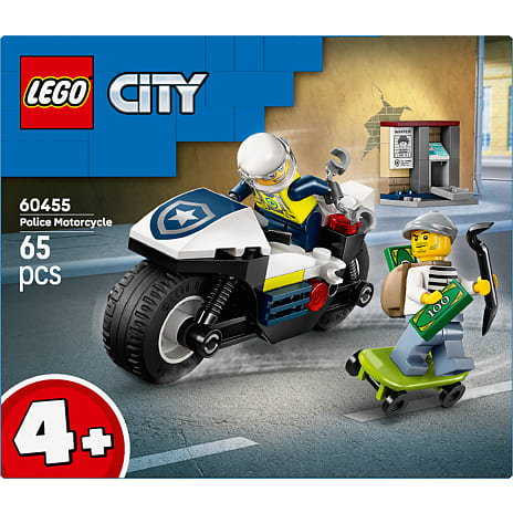 LEGO City Politimotorcykel på forbryderjagt 60455