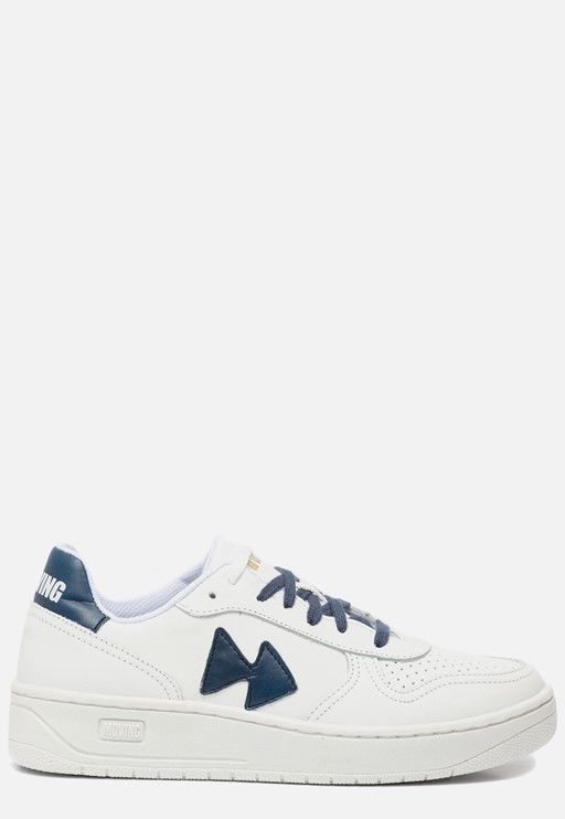 Moving Forward Sneakers wit Leer 100213