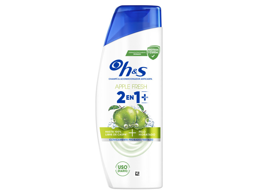 CHAMPÔ H&S MAÇA 2EM1 PLUS 300ML