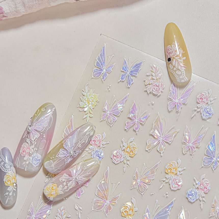 dainlili - Vlindernagelstickers