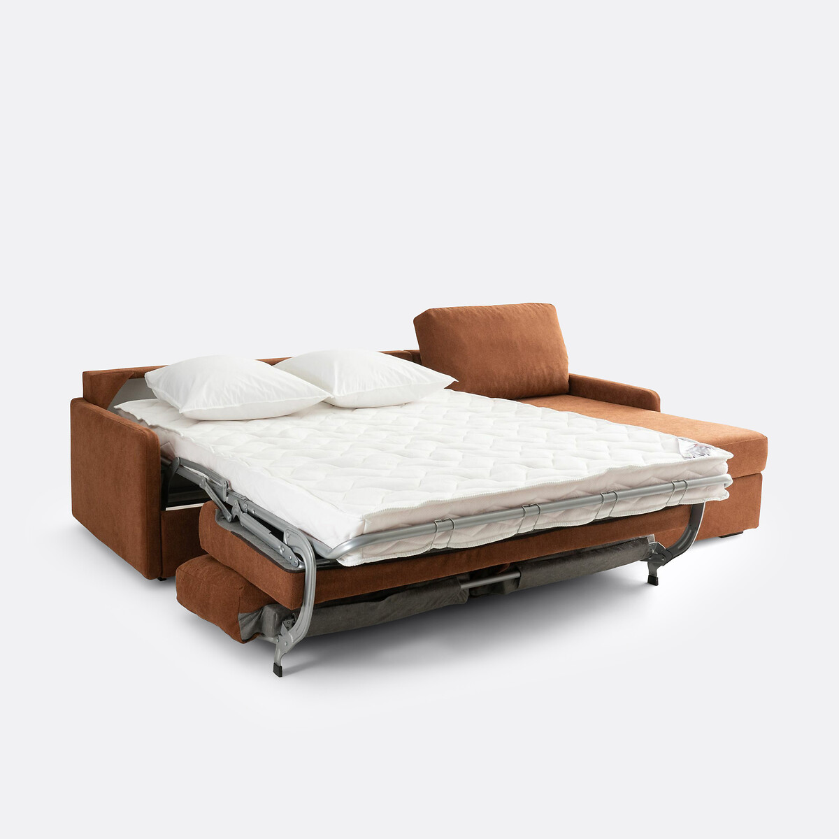 LA REDOUTE INTERIEURS<br>Sofá-cama de canto, tecido texturizado, Bultex Marta