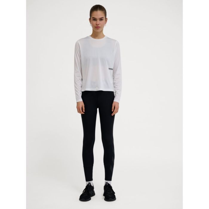 Hummel Dame Trøjer Pulse Workout LS Tee Hvid