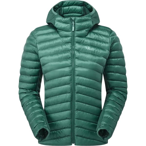 Doudoune randonnée RAB CIRRUS FLEX HOODY W EUCALYPTUS/GREEN SLATE