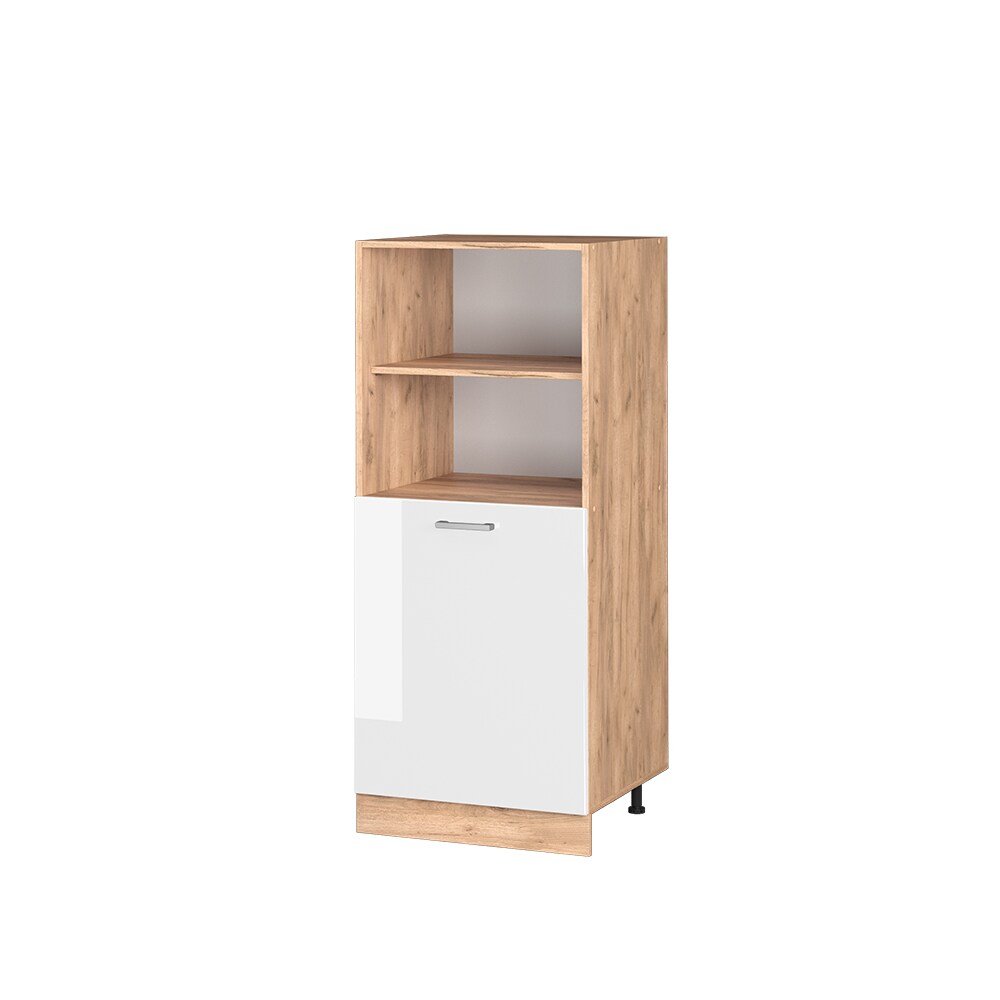 Vicco Backofenumbauschrank Küchenschrank Küchenzeile R-Line 60 cm Eiche Weiß kleine Tür