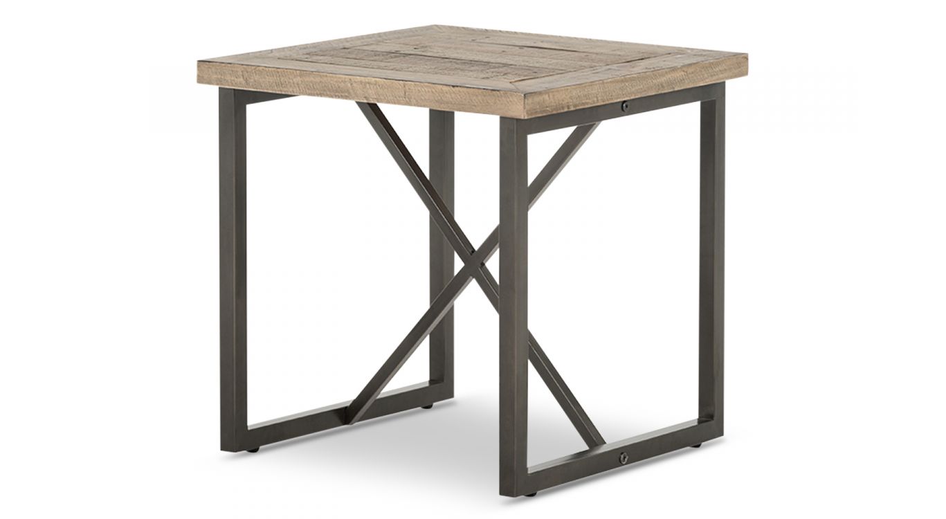 Table de chevet bois marron 55x55x55cm