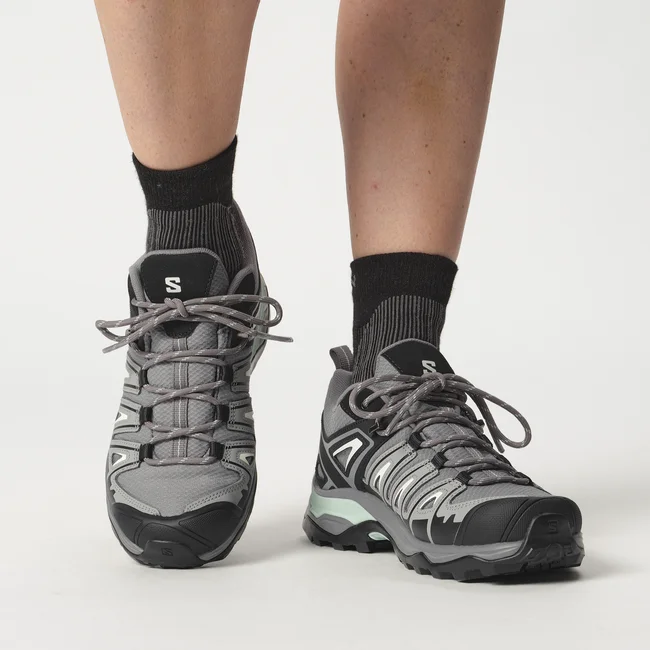 EXVANTAGE WATERPROOF  Hiking-Halbschuhe Damen QuietShade/Sharkskin/ClearlyAqua