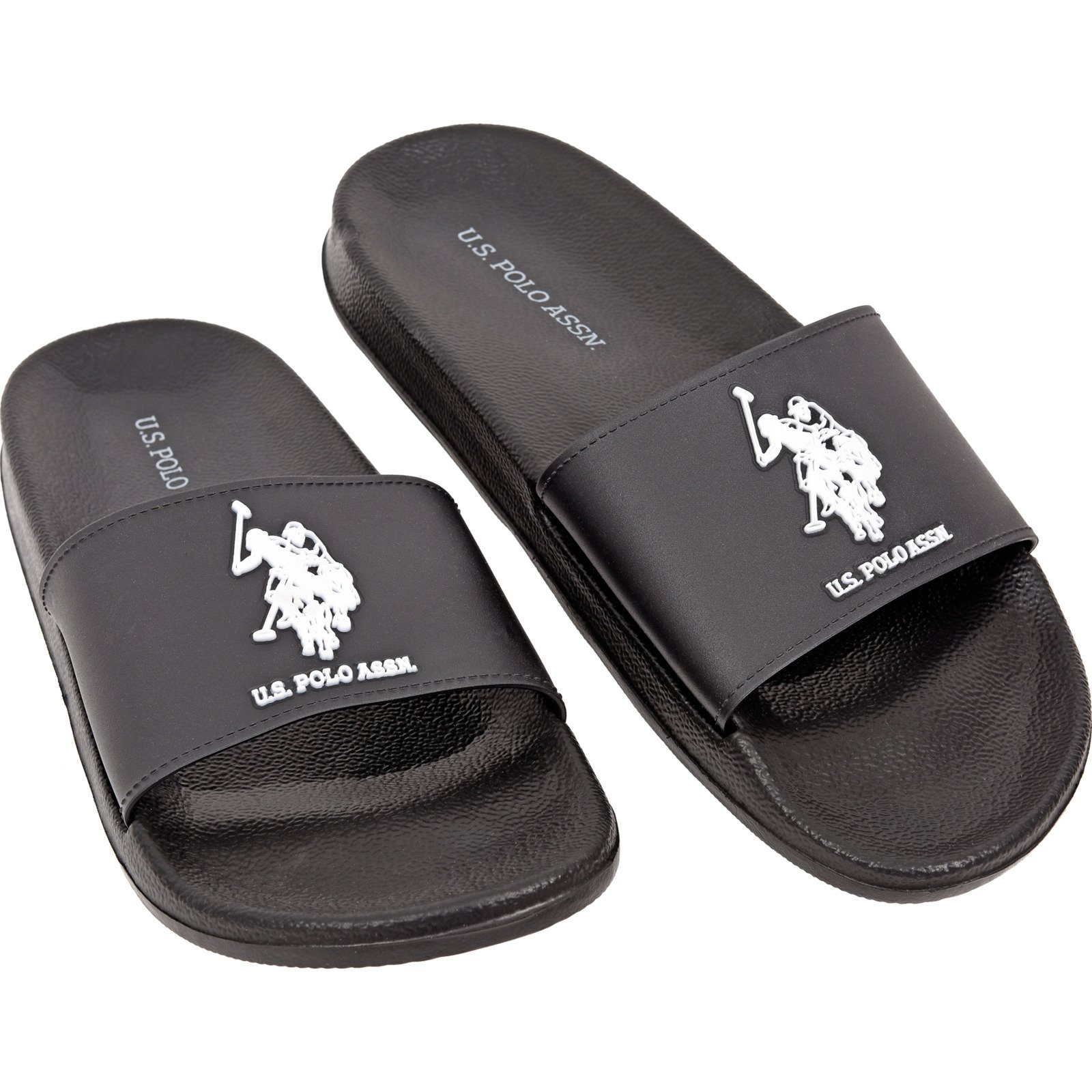 U.S Polo Assn. Herren-Slider Gavio III schwarz, 42