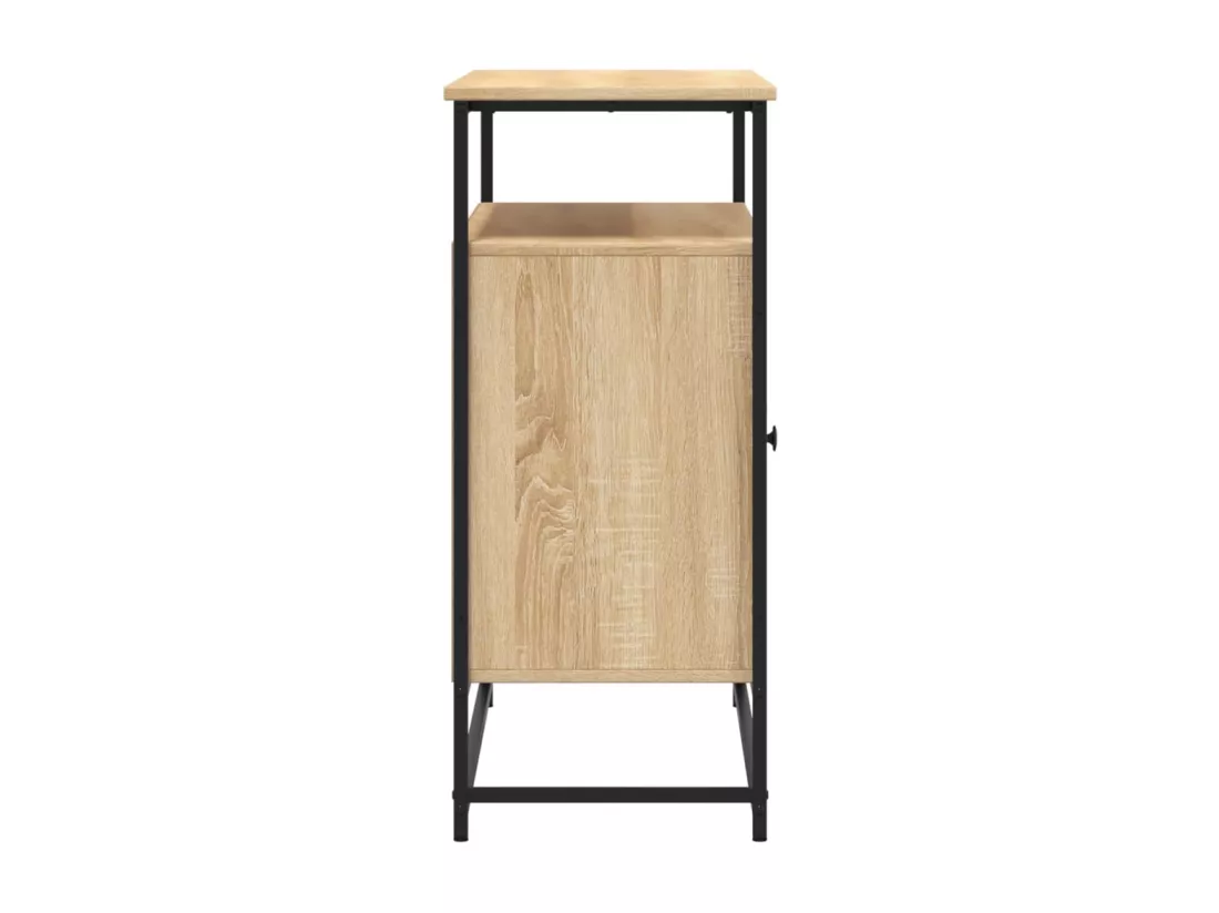 Buffet chêne sonoma 100x35x80 cm bois d'ingénierie