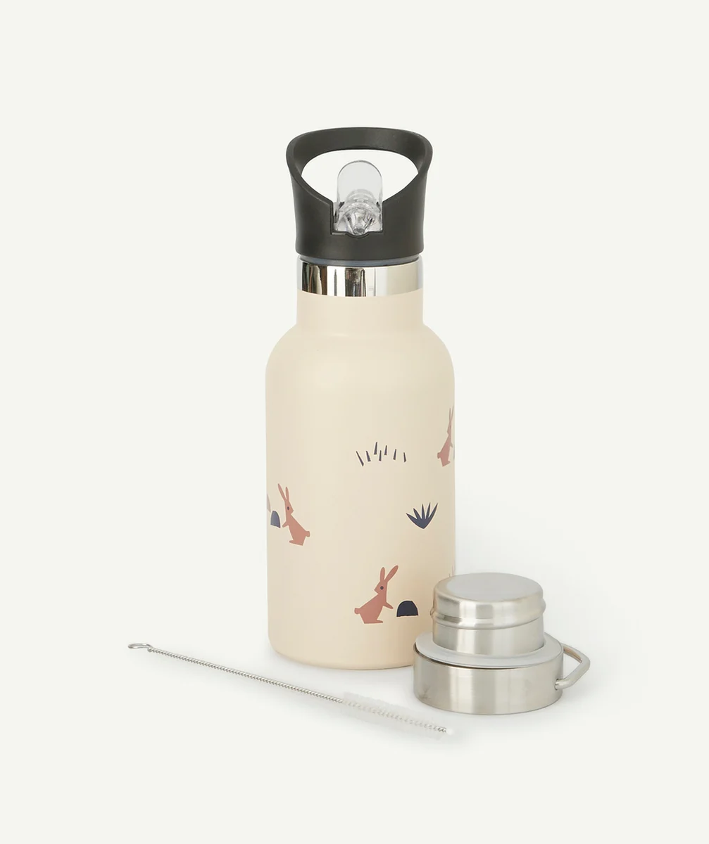 FRESKGOURDE BEIGE MOTIFS LAPINS 350ML ENFANT
