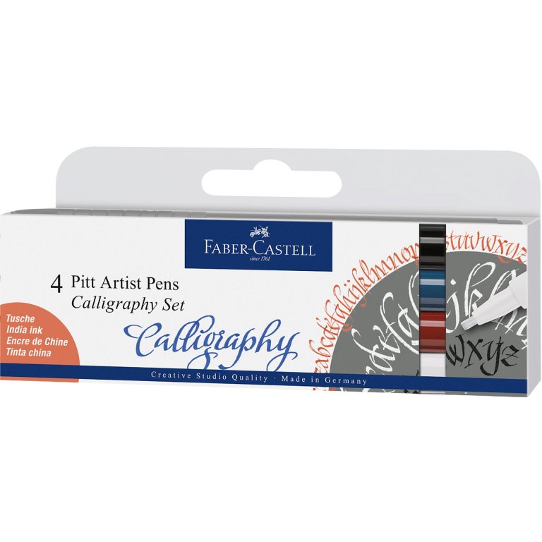Faber-Castell Pitt Artist Pen C, 4er-Set