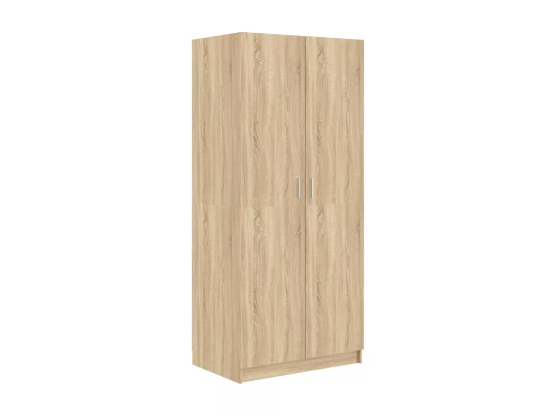 Garde-robe Chêne sonoma 80x52x180 cm Bois d’ingénierie