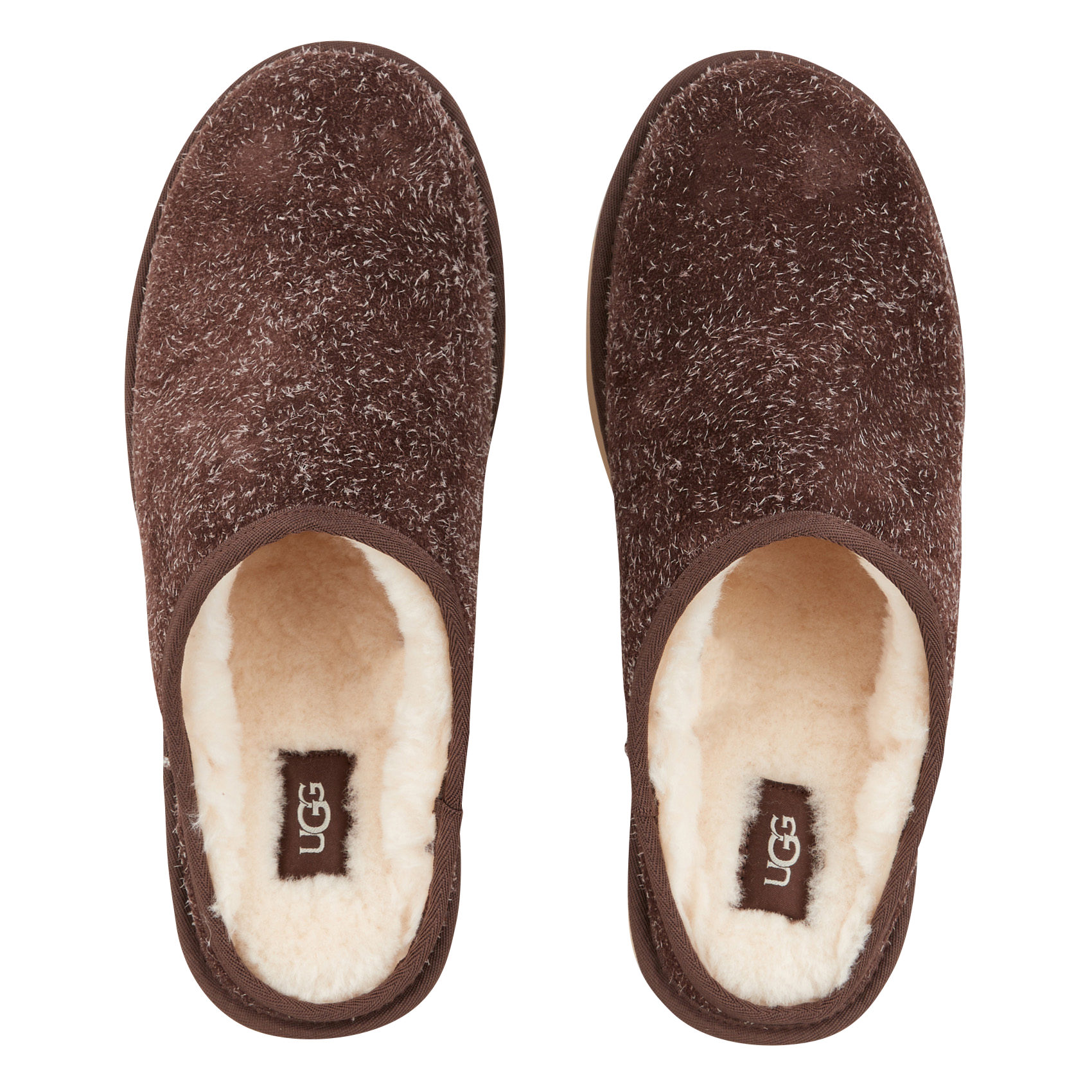 CLASSIC SHAGGY - Chaussons fourrés en cuir | Marron