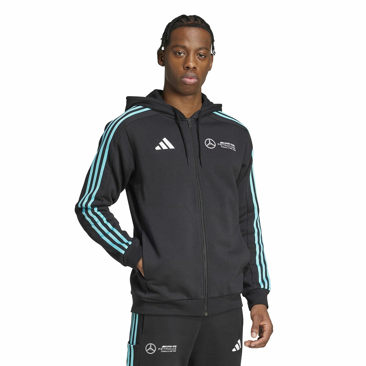 adidas Performance<br>Moletom com zíper Mercedes-AMG Petronas Formula