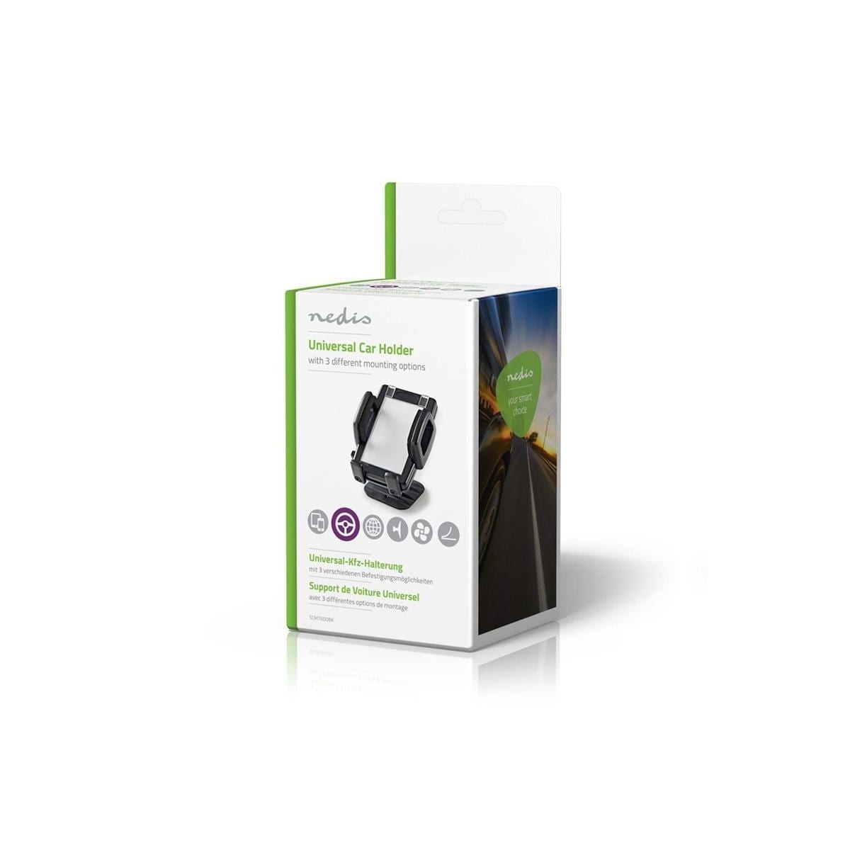 Nedis Smartphone bilmontering | Universal | Minimal skjermstørrelse telefon: 4 