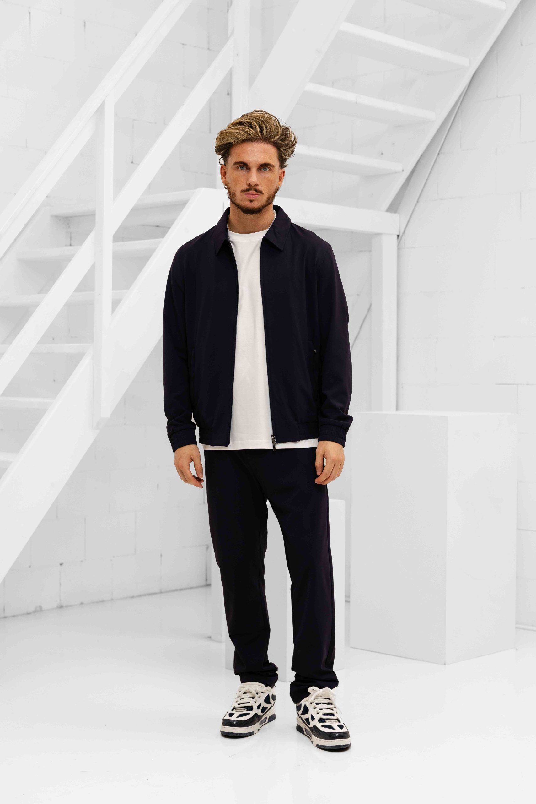 Cou7ure Essentials Reflection Trainingspak Heren Donkerblauw
