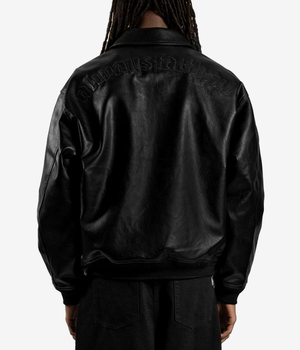 Wasted Paris Boiler Reset Varsity Jacke (black)