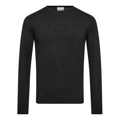 Bruun & Stengade Jupiter Striktrøje, Grey, XL