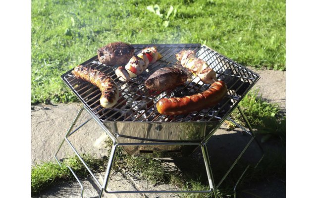 Origin Outdoors Hexagon Grill und Feuerschale 40 x 45 cm