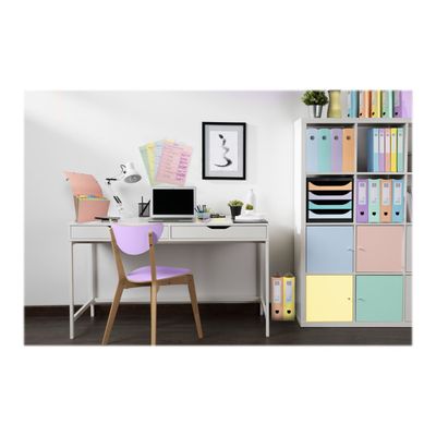 Exacompta Mag-Cube Aquarel - 4 Porte-revues - couleurs pastels glossy