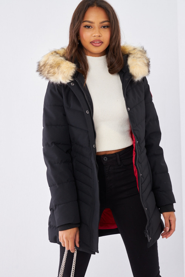 Parka noire ginette / Paragoose