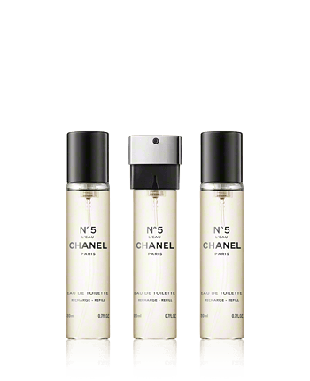 Chanel No. 5 L'Eau Nachfüllung EdT Taschenspray 3x20ml